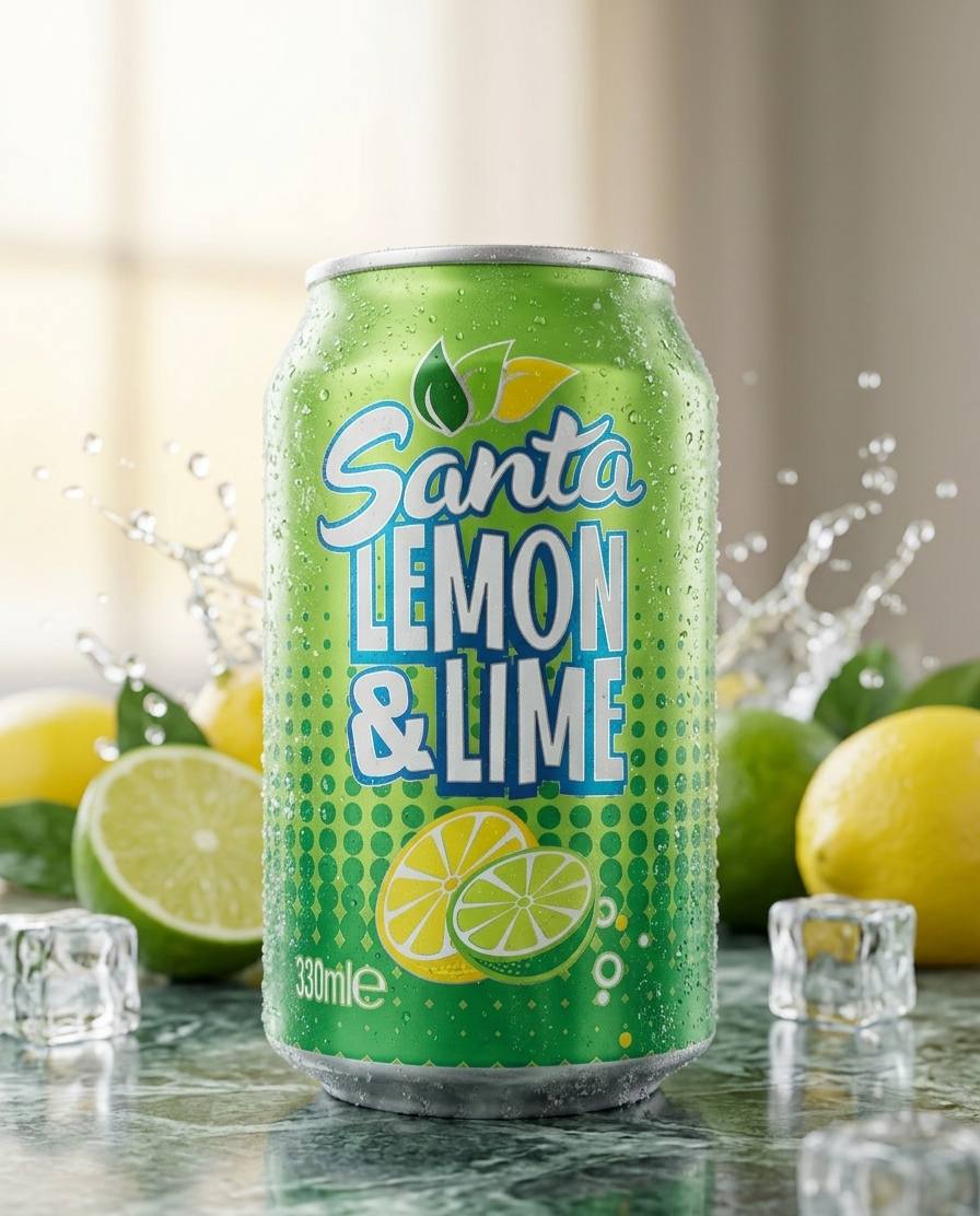 Santa Lemon & Lime Refresco Limón-Lima 330ml