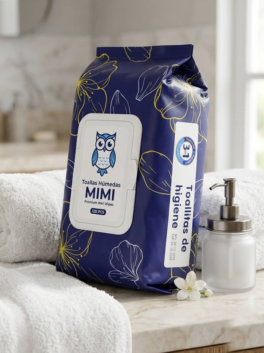 Toallas Húmedas MIMI Premium 3en1 120 uds