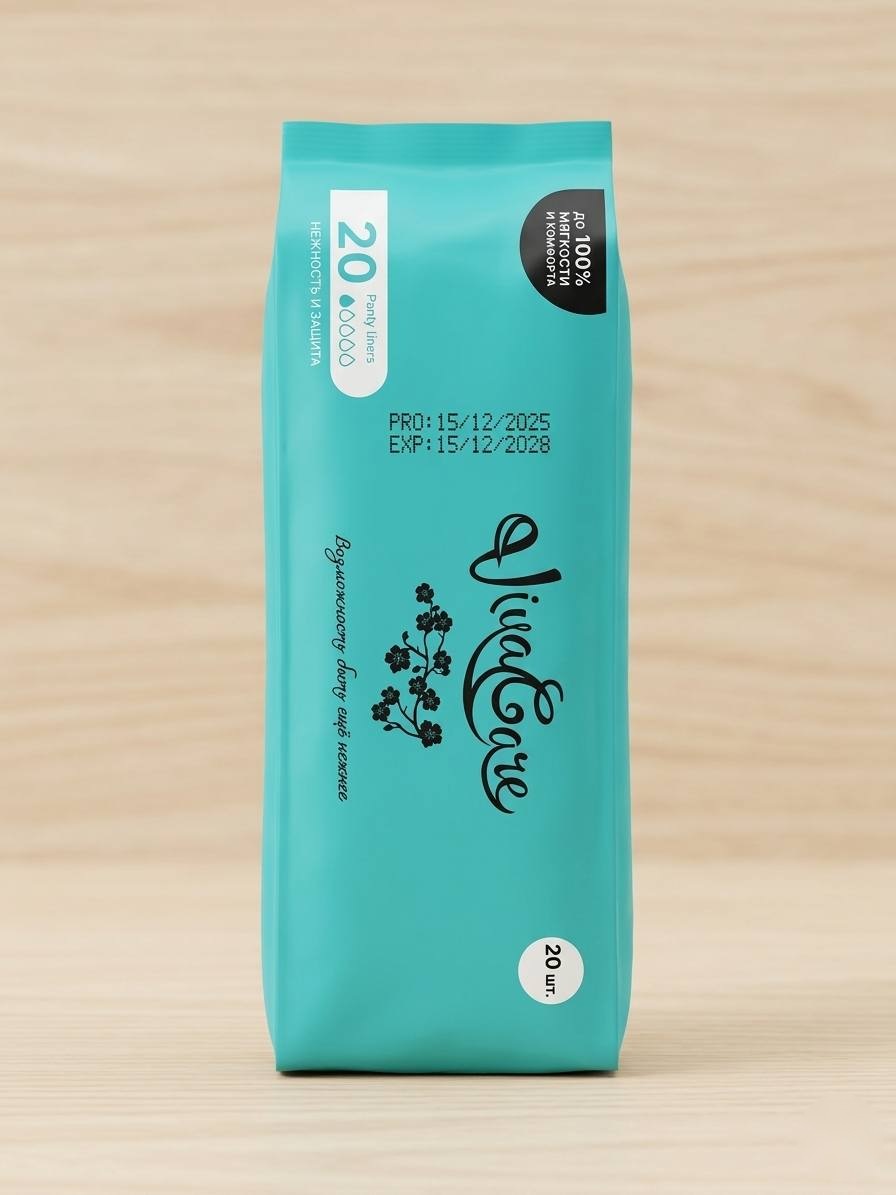 Viva Care Protectores Diarios Turquesa 20 uds