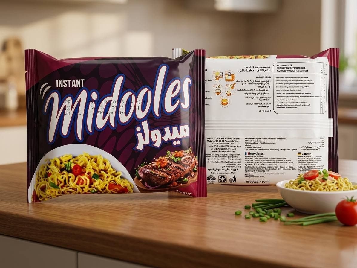 Midoole Fideos Instantáneos sabor Carne 65g