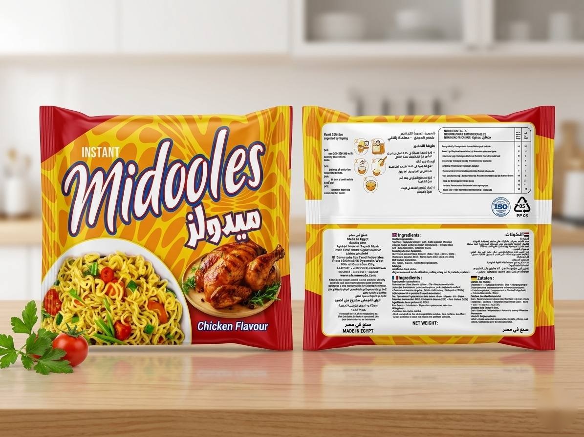 Midoole Fideos Instantáneos sabor Pollo 65g