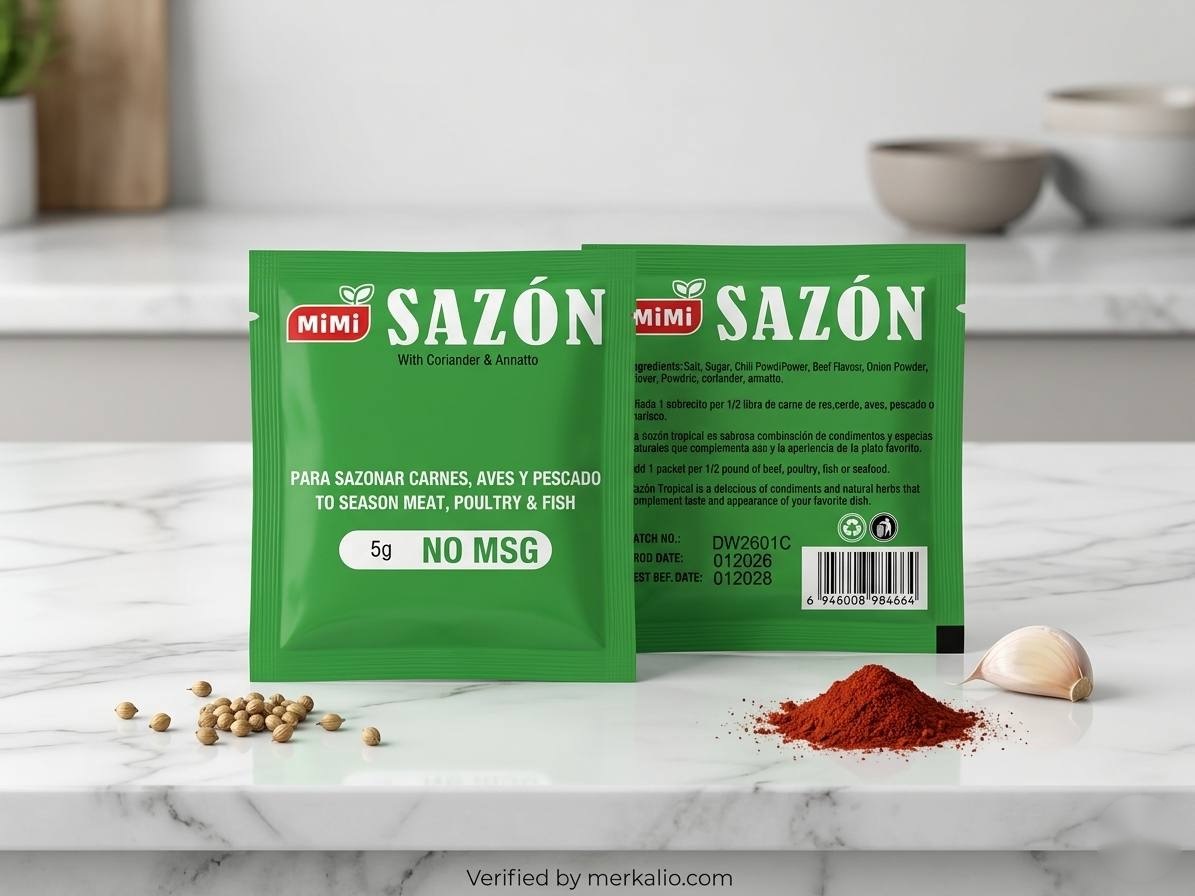 MiMi Sazón Tropical para Carnes, Aves y Pescado 5g