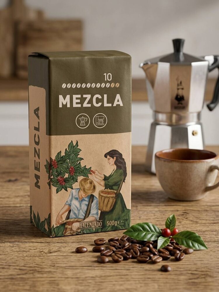 Café Molido Hacendado Mezcla 500 g
