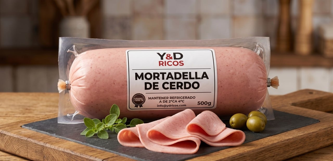 Mortadella de Cerdo Y&D Ricos - 500 g