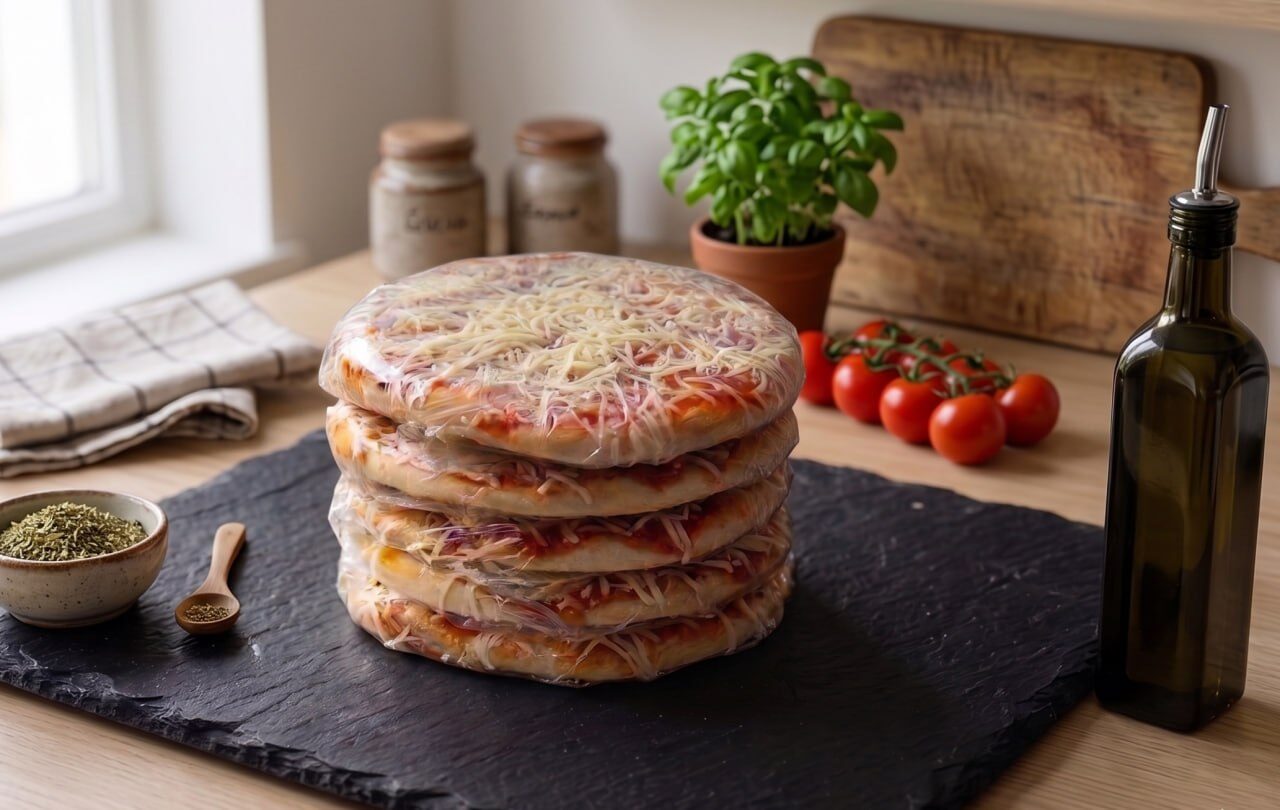 Pizzas Napolitanas Preelaboradas Congeladas - Pack de 5
