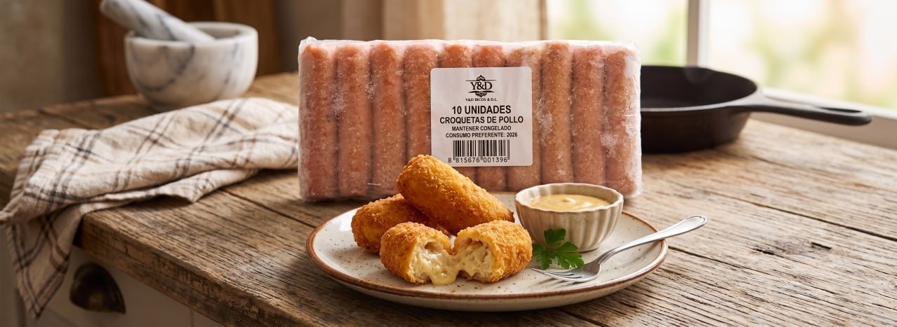 Croquetas de Pollo Y&D - Pack de 10 Unidades